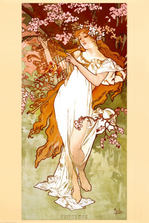Spring Alphonse Mucha